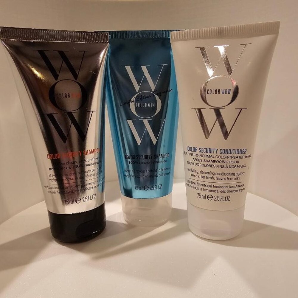 WOW SECURITY SHAMPOO & CONDITIONER 2.5OZ EACH